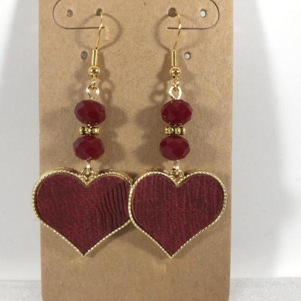 Valentines Heart earrings 